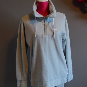 PINK 1/4 Zip Pullover Sweatshirt